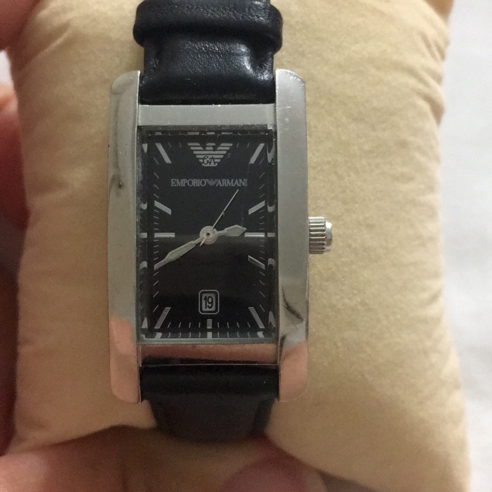 Armani stainless steel watch